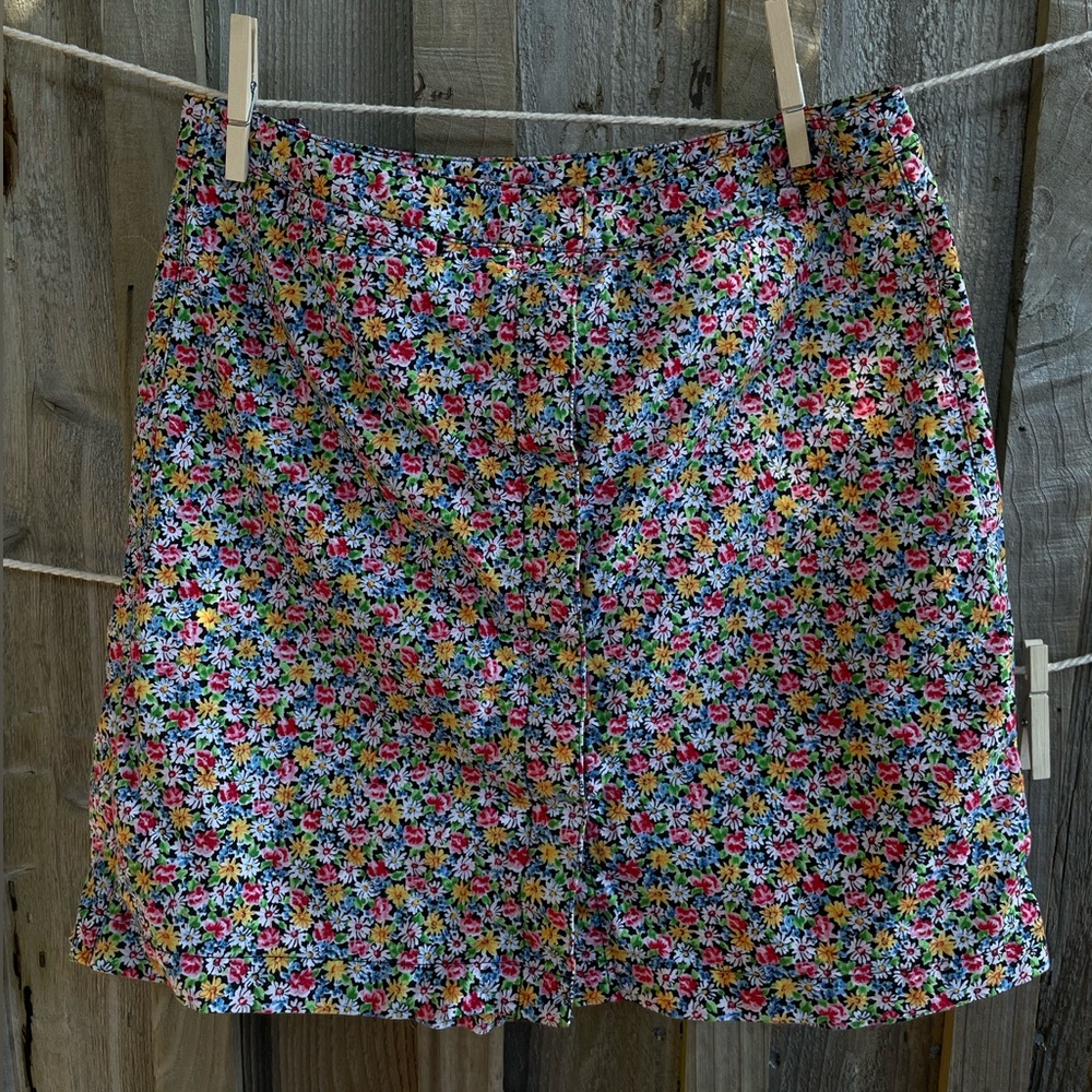 Liz Claiborne Multicolor Floral Skirt